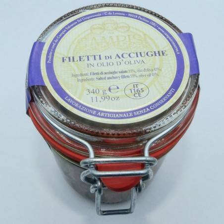 anchovy fillets in air tight jar Campisi Conserve - 10