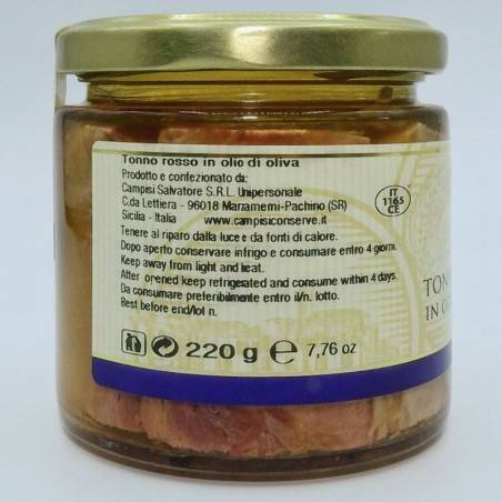 atún rojo en aceite de oliva Campisi Conserve - 7