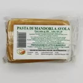 pasta di mandorle bianca 200 g Tossani srl - 2