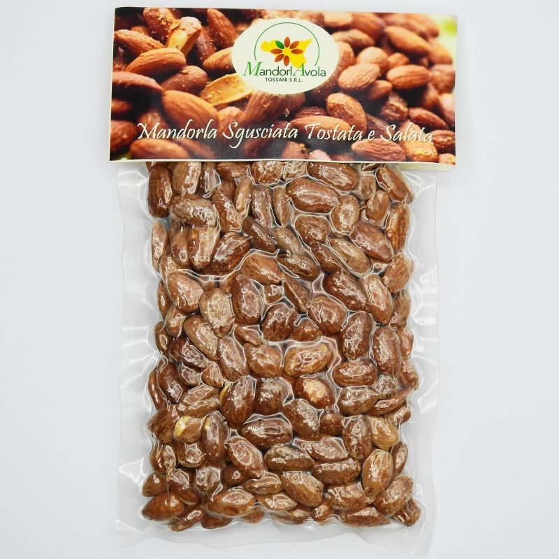shelled roasted and salted almonds 250 g Tossani srl - 1