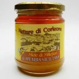 miele di millefiori di ape nera sicula di corleone 250 g Comajanni Giuseppe - 1