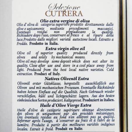 Cutrera Auswahl - natives Olivenöl extra Zinn 3 lt Frantoi Cutrera - 4