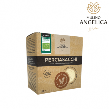 Органическая цельная пшеничная мука Perciasacchi 1кг Mulino Angelica - 1