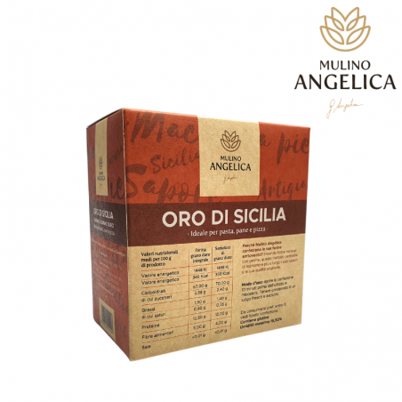 Семолато Оло ди Сицилия 1кг Mulino Angelica - 2