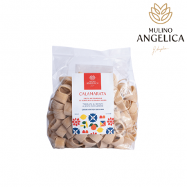 Calamarata Durum Wheat Semolato Pasta 500g Mulino Angelica - 1
