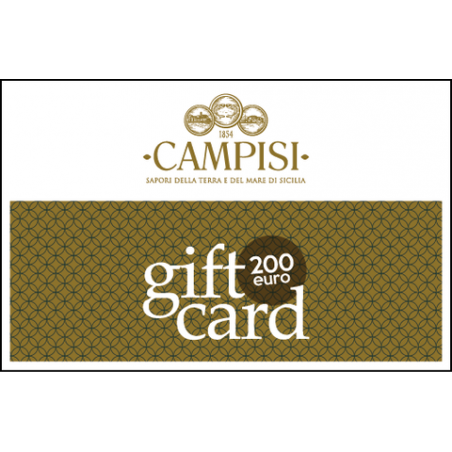 tarjeta regalo 200 euros Campisi Conserve - 1