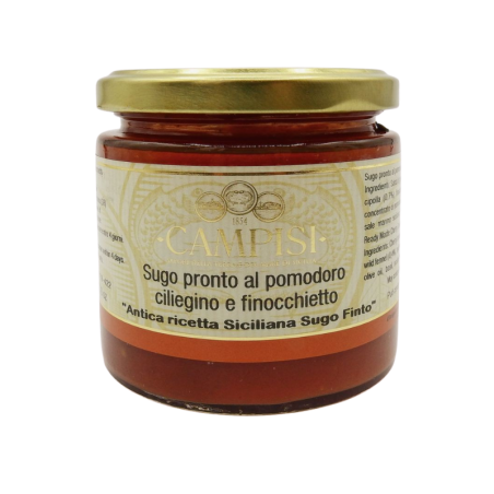 Fertigsauce mit Kirschtomaten und Fenchel 220 g Campisi Conserve - 1