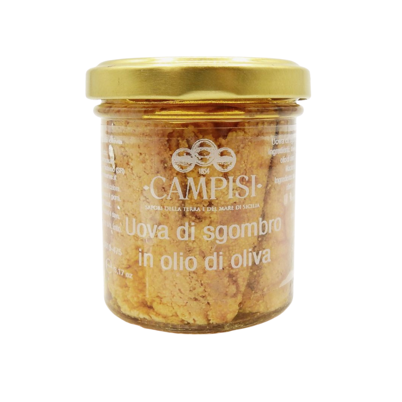 uova di sgombro in olio di oliva 90 g Campisi Conserve - 1