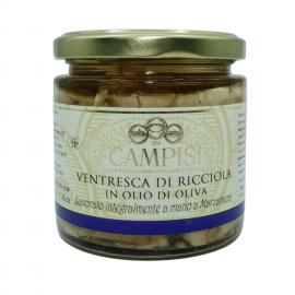 ventre de sériole à l’huile d’olive 220 g Campisi Conserve - 1