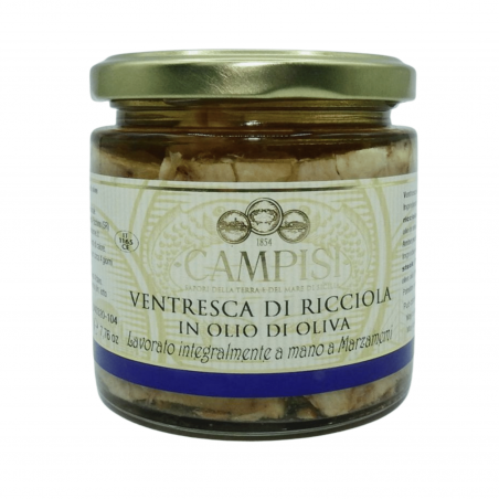 brzuch amberjack w oliwie z oliwek 220 g Campisi Conserve - 1