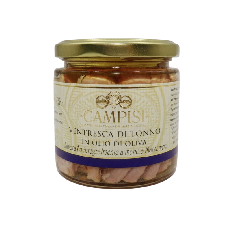 ventresca di tonno in olio d'oliva 220 g Campisi Conserve - 1