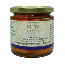 thon aux tomates cerises à l’huile d’olive 220 g Campisi Conserve - 1