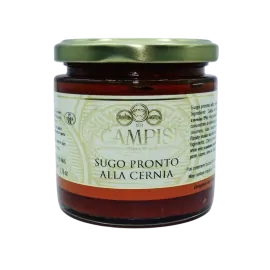 ready-made grouper sauce 220 g Campisi Conserve - 1
