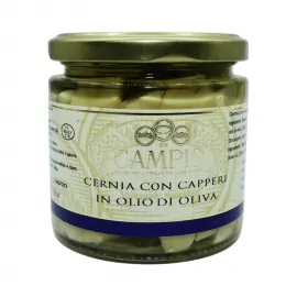 cernia con capperi 220 g Campisi Conserve - 1