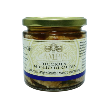 amberjack en aceite de oliva 220 g Campisi Conserve - 1
