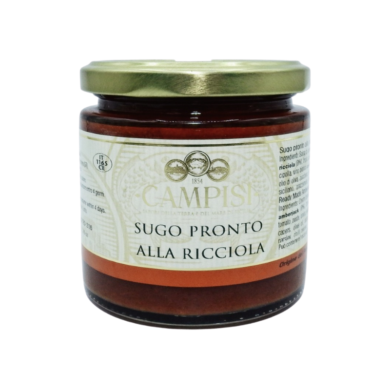 ready-made amberjack sauce 220 g Campisi Conserve - 1
