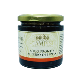 ready-made cuttlefish black ink sauce 220 g Campisi Conserve - 1