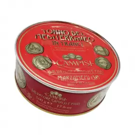 tonno del mediterraneo in olio d'oliva latta 500 g Campisi Conserve - 1