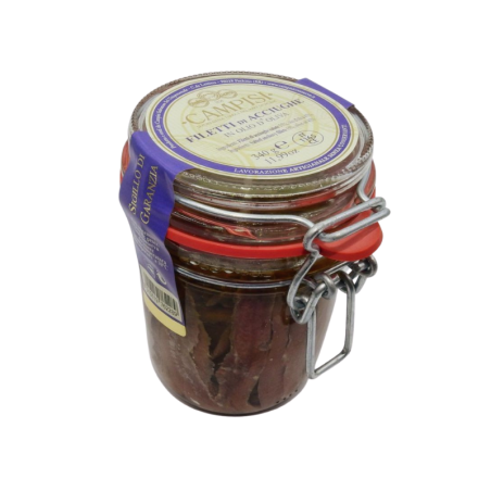 filetes de anchoas de jarrón extra erm. Campisi Conserve - 9