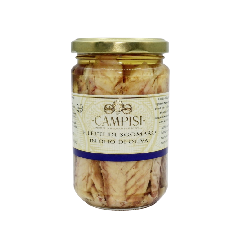 filetti di sgombro in olio di oliva Campisi Conserve - 1