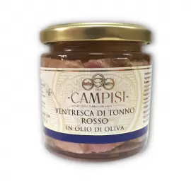Ventresca di Tonno Rosso in Olio d'Oliva 220g Campisi Conserve - 1