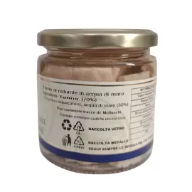 tonno al naturale in acqua di mare 220 g Campisi Conserve - 3