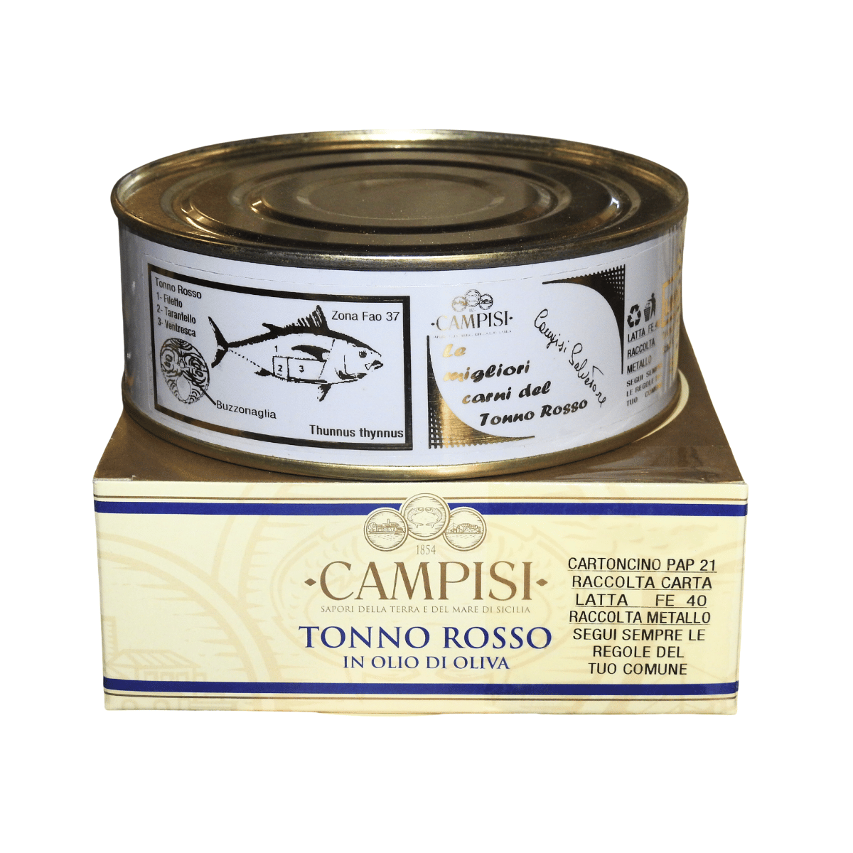 Bluefin tuna in olive oil 500 g Campisi Conserve - 1 Bluefin tuna in olive oil 500 g Campisi Conserve - 1