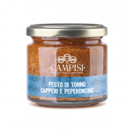 Pesto di tonno con capperi e peperoncino