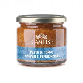 Pesto di tonno con capperi e peperoncino