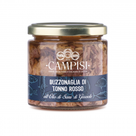 pezzetti di tonno rosso(buzzonaglia) Campisi Conserve - 1