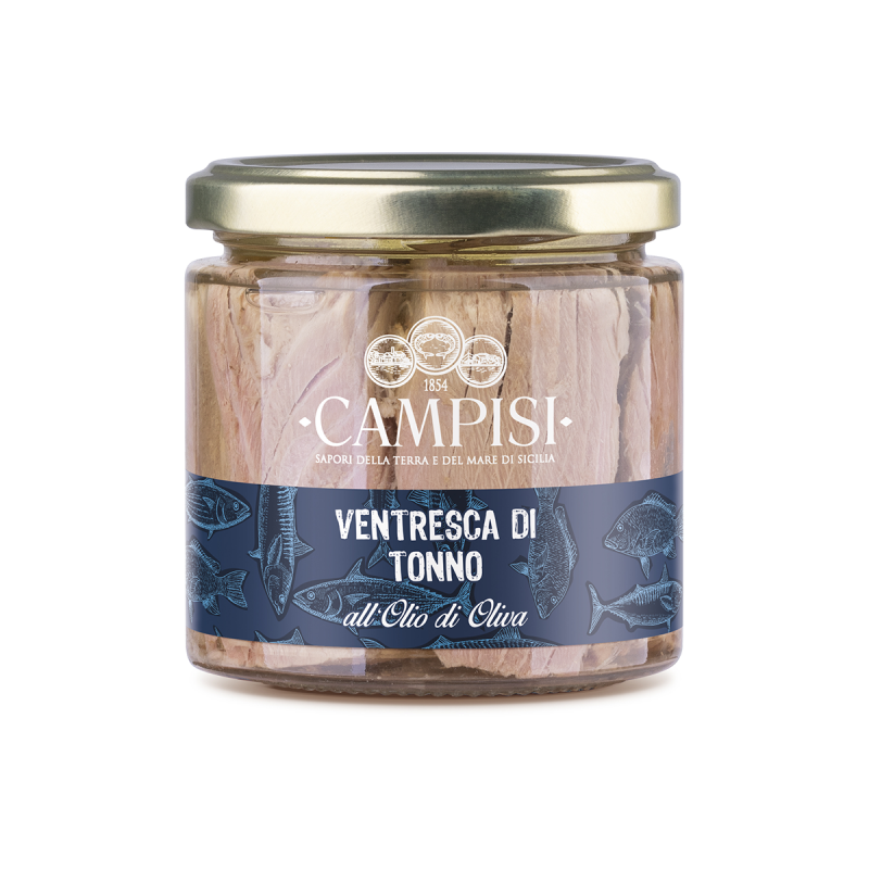 ventresca di tonno in olio d'oliva Campisi Conserve ventresca di tonno in olio d'oliva Campisi Conserve