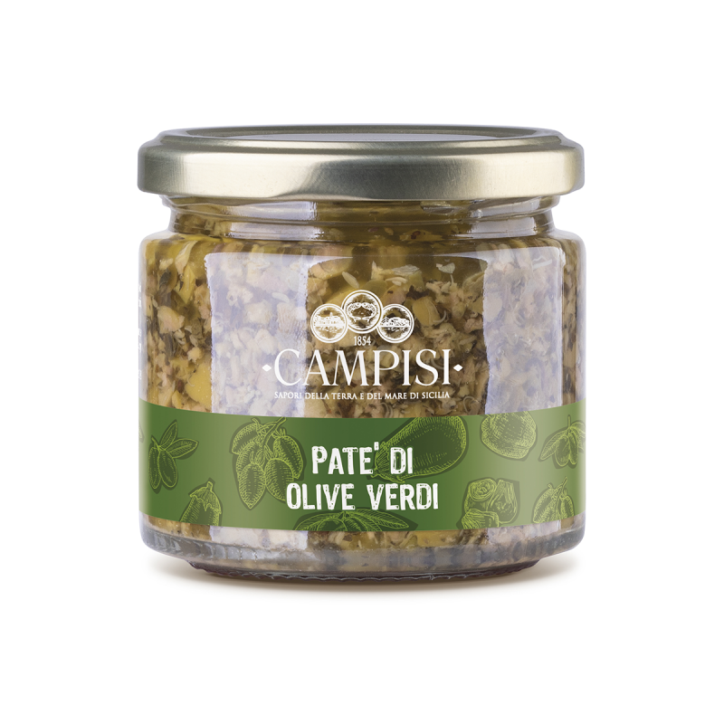 pate' di olive verdi Campisi Conserve - 1