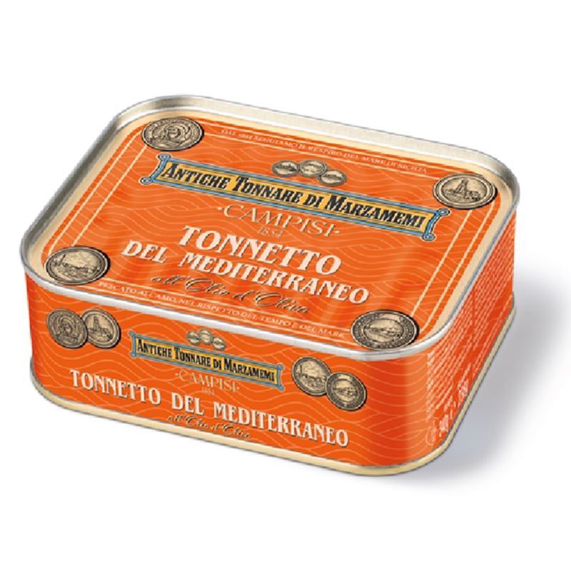 Tonnetto del mediterraneo in olio di oliva 340 g