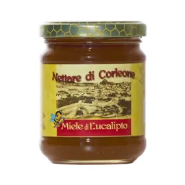 sicilian black bee  eucalyptus honey from Corleone 250 g Comajanni Giuseppe - 1