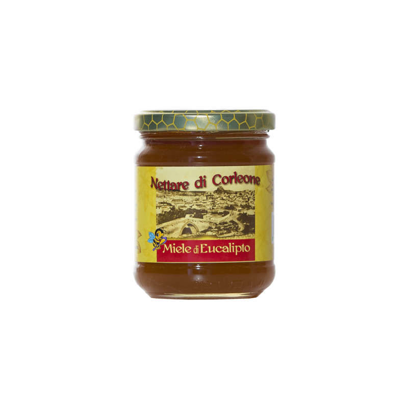 sicilian black bee  eucalyptus honey from Corleone 250 g Comajanni Giuseppe - 1