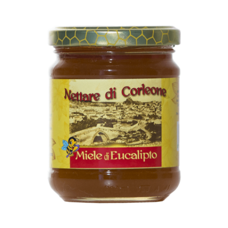 sicilian black bee  eucalyptus honey from Corleone 250 g Comajanni Giuseppe - 1