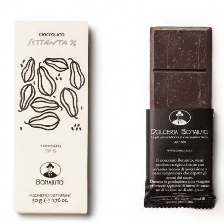 czysta czekolada 70% 50 g - Bonajuto Bonajuto - 1