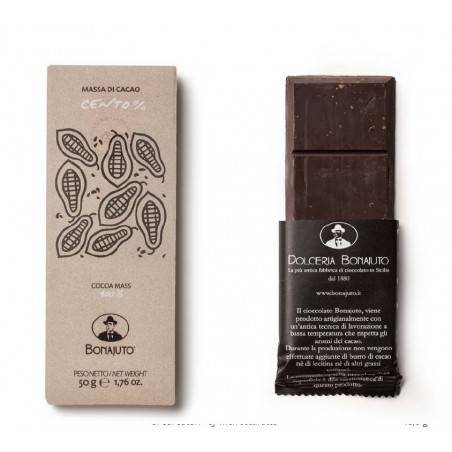 チョコレート 100% ココア 50 g - Bonajuto Bonajuto - 1