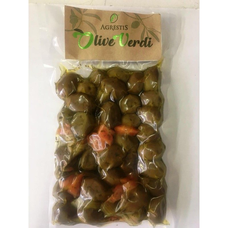 Agrestis Sicilian Green Olives 300 G Agrestis - 1