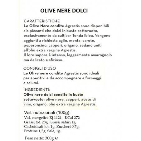 olive nere di buccheri siciliane 300 G Agrestis - 2