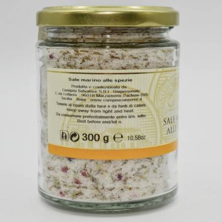 морская соль со специями вазы 300 г Campisi Conserve - 2