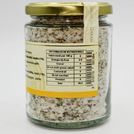 sel de mer avec pot d’herbes 300 g Campisi Conserve - 4