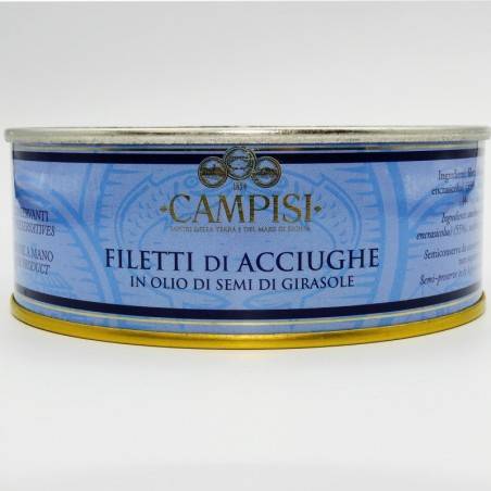 filés de anchova de lata g 500 Campisi Conserve - 1
