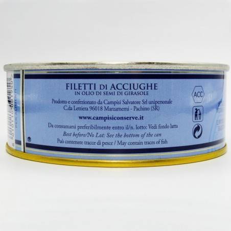 filetes de anchoa de estaño g 500 Campisi Conserve - 5