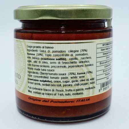 ready-made tuna sauce 220 g Campisi Conserve - 3