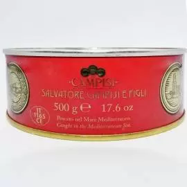 tonno del mediterraneo in olio d'oliva latta 500 g Campisi Conserve - 2