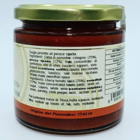 ready-made swordfish sauce 220 g Campisi Conserve - 2
