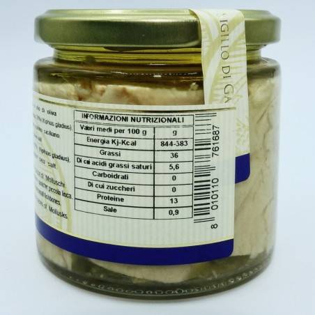 filetes de pez espada en aceite de oliva 220 g Campisi Conserve - 4