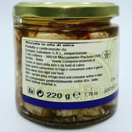 amberjack à l’huile d’olive 220 g Campisi Conserve - 2