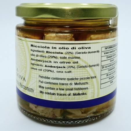 amberjack w oliwie z oliwek 220 g Campisi Conserve - 3